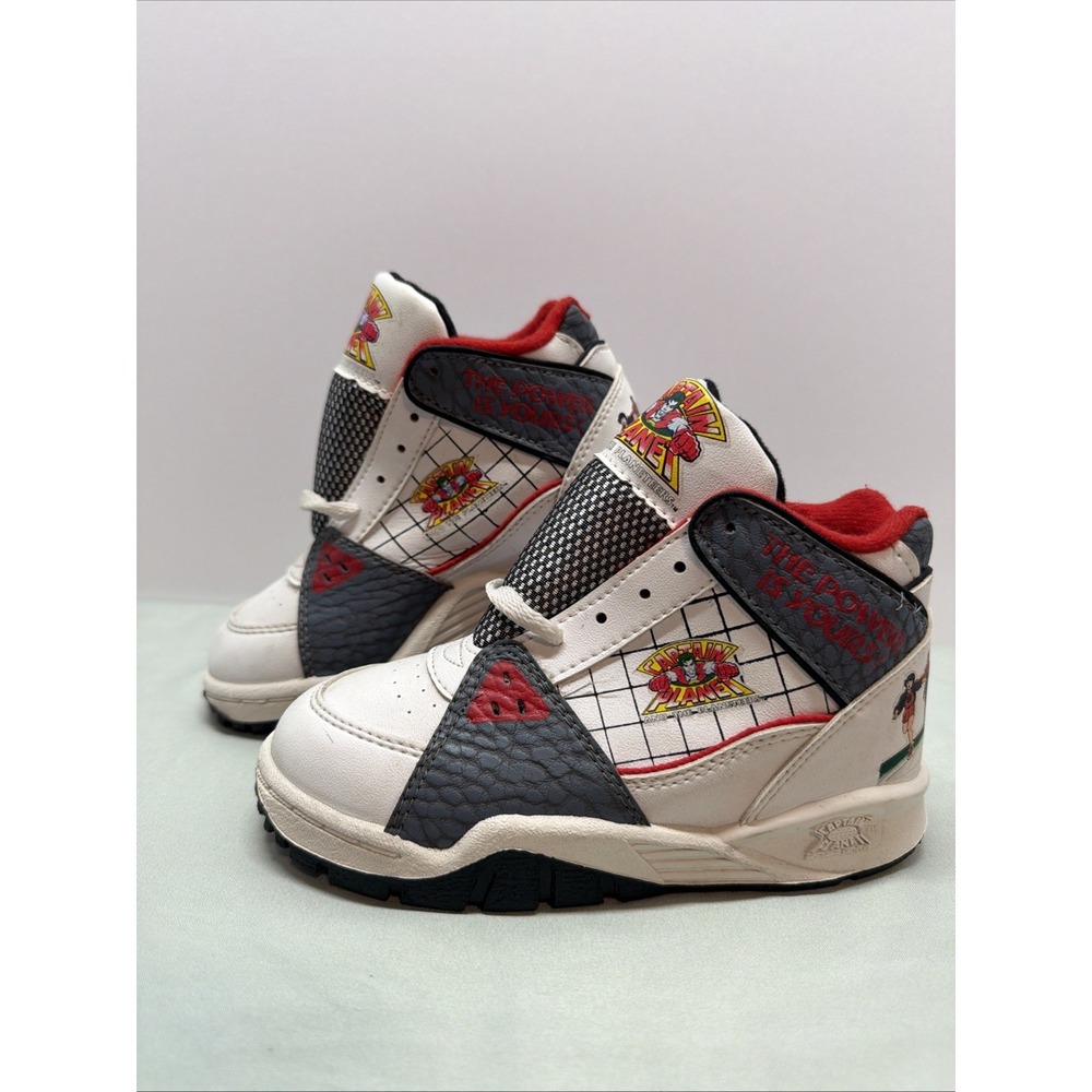 Vintage High Top Captain Planet Kids‎ Shoes~Size 12.5~1990~Rare~Nostalgic~TBS